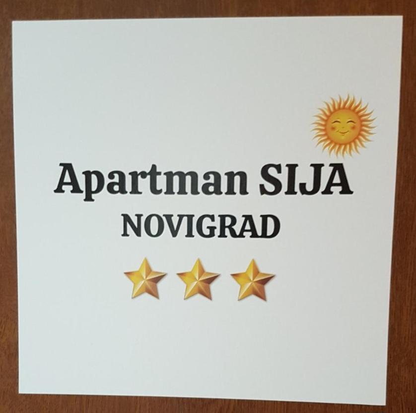 Apartman Sija Novigrad Novigrad  Екстер'єр фото
