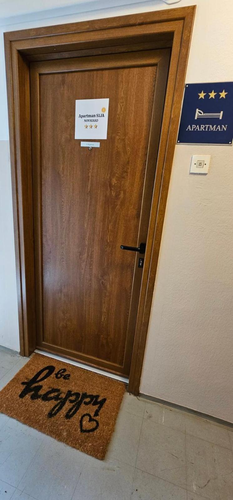 Apartman Sija Novigrad Novigrad  Екстер'єр фото